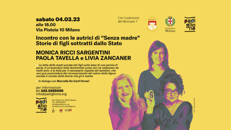 padiglione incontri_libri> 04.03.23 con Monica Ricci Sargentini, Paola Tavella e Livia Zancaner