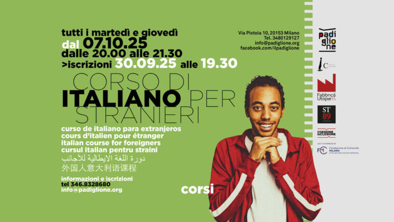 italiano per stranieri serale 2025/2026
