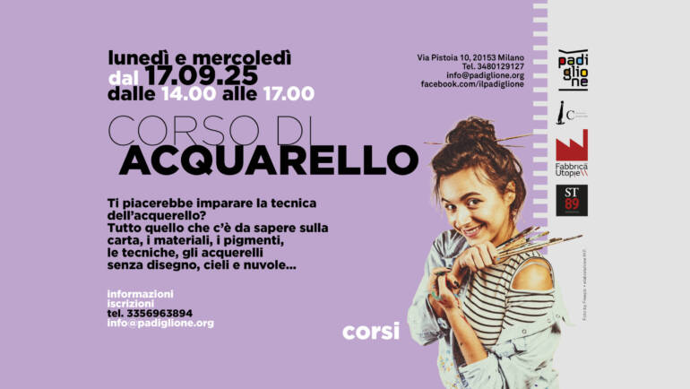 corso di acquarello 2025/2026