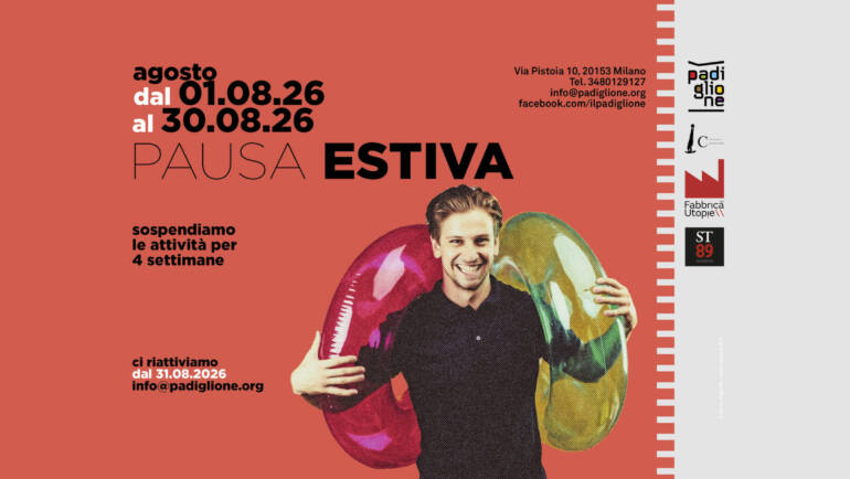 Pausa estiva 01>30 agosto 2026