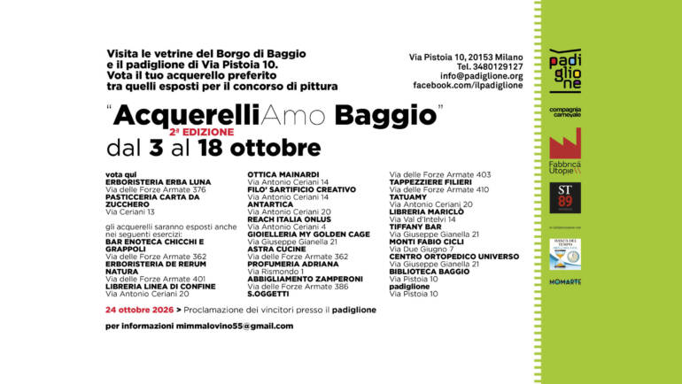 Concorso pittura > “AcquerelliAmo Baggio” 2 edizione